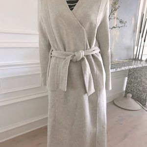 OAK + FORT Cream Trench Coat